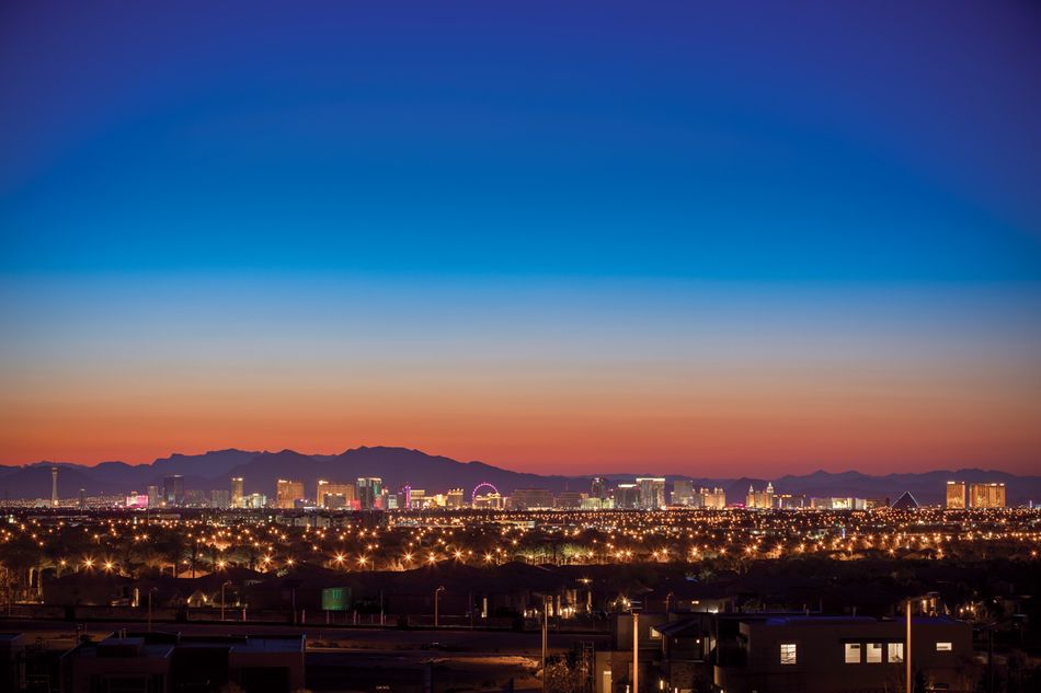 Homes with view of Las Vegas Strip and valley